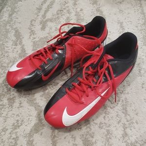 Nike Red & Black Soccer Cleats